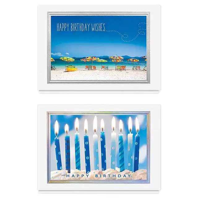 Alt view image 6 of 6 - Birthday Cards Assortment Box (35 Cards), Foil & Embossing (Birthday Fun)