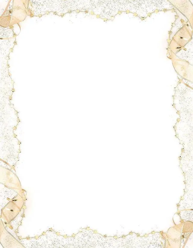 Main image of Gold Party Letterhead, 80 Count, 8.5"x11" (2013183) (Pack of 12)