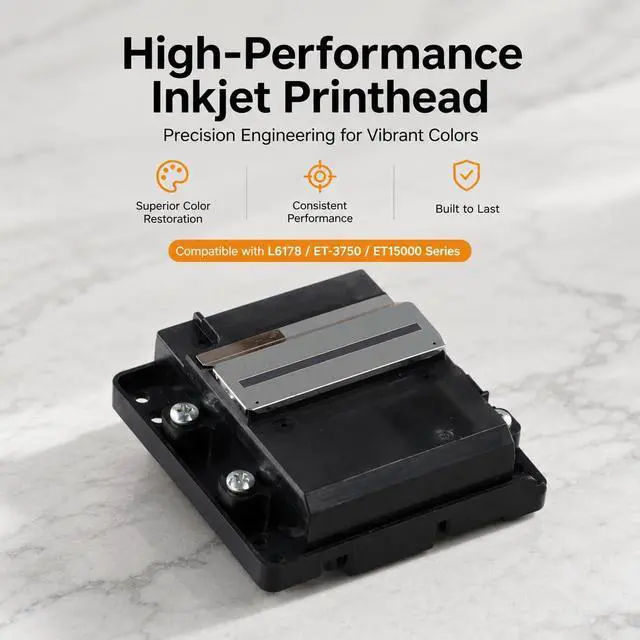 Alt view image 3 of 6 - Printhead For EcoTank L6178 ET-3750 ET15000 ET-4750 Printers, Print Head Assembly Replacement Kit