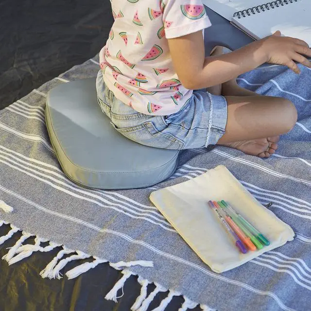 Alt view image 6 of 6 - The Surf Desk Seat Cushion, Flexible Seating, Grey, 10-Pack