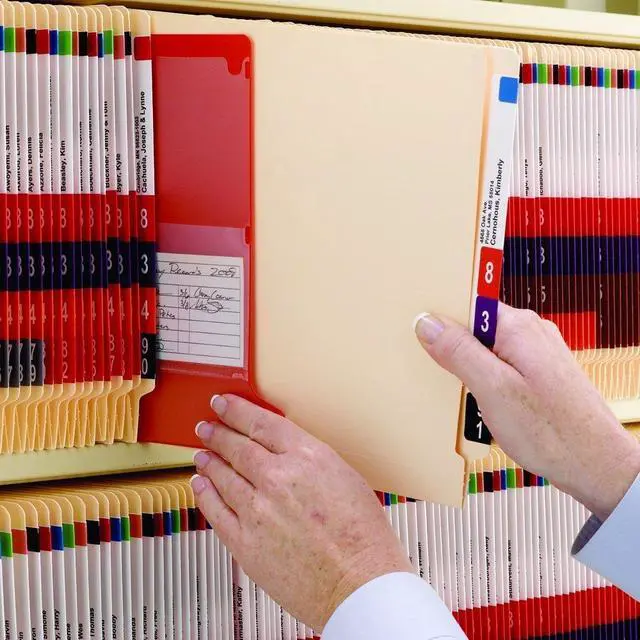 Alt view image 2 of 3 - Full Pocket Manila File Folder - 2 Fastener End Tab Document Folder - Premium Material - Position Legal Document Organizer Designed - (50 Folders)