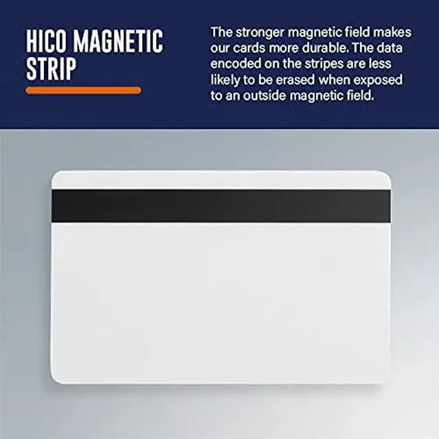 Alt view image 3 of 4 - 100 pack - SLE4442 Chip Cards with Hi-Co Magnetic Stripe PVC - SLE 4442