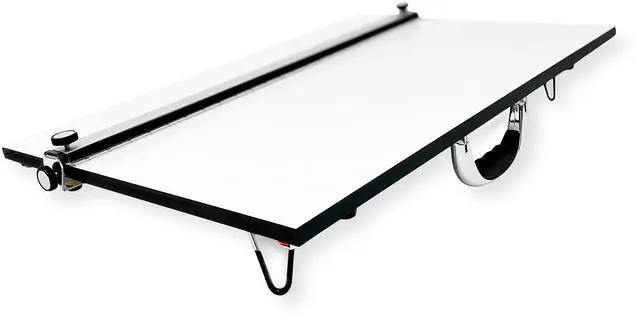 Alt view image 4 of 6 - PK00015 Model PXB24 Portable Drafting Drawing Board 18" x 24"; PXB Series; Adjustable Aluminum Parallel Straightedge; Carry Handle; Architecture Tool for Students and Professionals