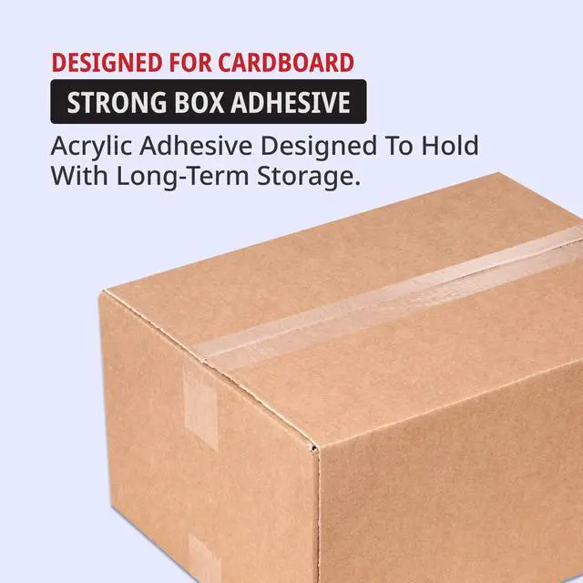 Alt view image 4 of 5 - Packing Tape (18-Rolls), 4" x 72 yd 2.0 Mil - Acrylic Strong Everyday Use Packaging Tape Refill for Shipping, Moving, Order Fulfillment