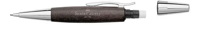 Alt view image 3 of 4 - e-motion Wood and Chrome Propelling Pencil - Black