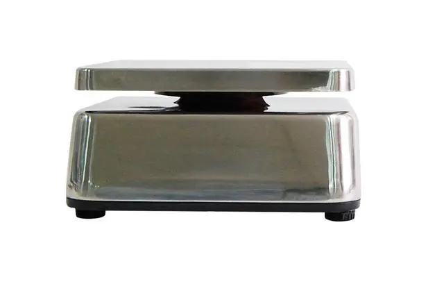 Alt view image 4 of 5 - TVS Portion Control Stainless Steel Washdown Scale, Lb/Oz/Kg/g Switchable, Low Profile Design, 30lb Capacity, 0.005lb Readability, Single Display, NTEP Legal for Trade, NSF Certified