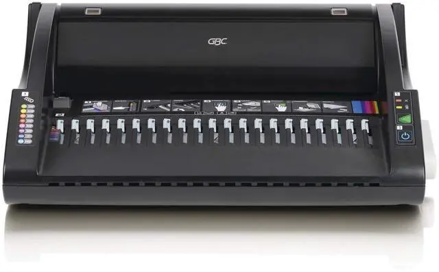 Alt view image 2 of 3 - Binding Machine, Electric, Binds 330 Sheets, Punches 15 Sheets, CombBind C110E (7704250), Gray (7704250A)