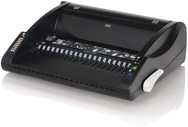 Alt view image 3 of 3 - Binding Machine, Electric, Binds 330 Sheets, Punches 15 Sheets, CombBind C110E (7704250), Gray (7704250A)