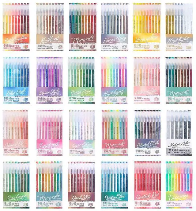 Main image of 207 Color 0.6mm Gel Pen Painting Set, Suitable for Adult Painting, Coloring, Card Printing, Daily Writing and Student Supplies