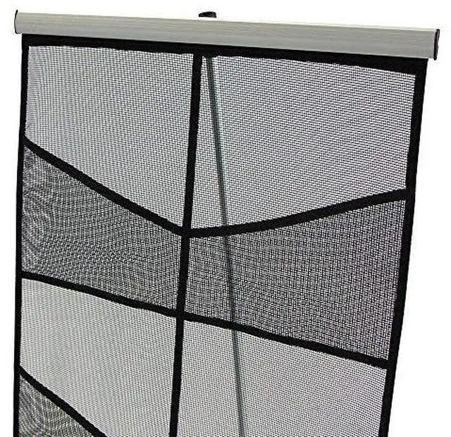 Alt view image 4 of 5 - Mesh Brochure Holder - 1.8ft x 4.6ft Portable Literature Stand with 4 Pockets & Carrying Bag, Collapsible Literature Rack For Businesses, Standing Brochure Holder, Vendor Booth Supplies