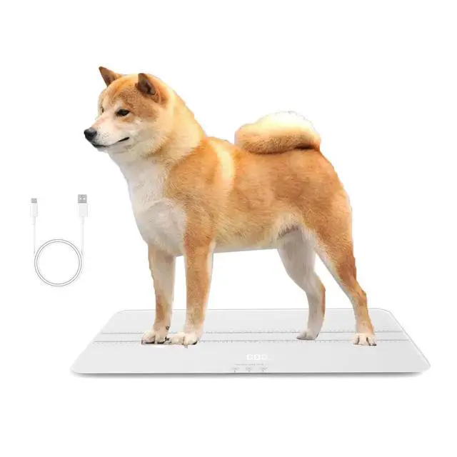 Main image of Digital Pet Scale for Dogs and Cats,Dog Scale,Max 220lbs,Rechargeable Version, 3 Weighing Modes lbs,kg,st,Precision 10g, 27.16X 12.99 Inches