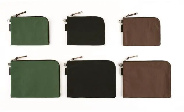 Alt view image 6 of 6 - Hobonichi Techo Planner Planner Accessory Tragen Flat Pouch for A5 Size (Brown)