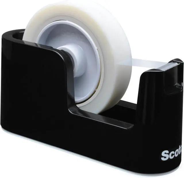 Main image of Deluxe Tape Dispenser, Black (C24) (Pack of 6)