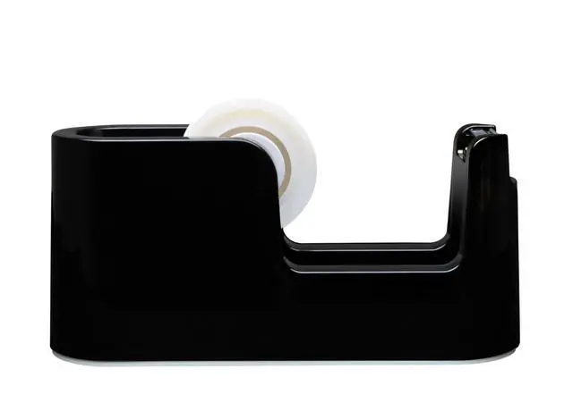 Alt view image 4 of 6 - Deluxe Tape Dispenser, Black (C24) (Pack of 6)