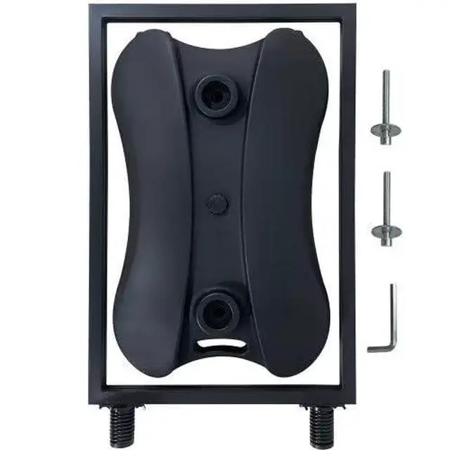 Alt view image 5 of 6 - Heavy Duty Outdoor Sign Holder Stand 23"x35" with Water-Fillable Base & Wheels, Wind-Resistant Spring Design, Portable Sidewalk Poster Board Frame for Indoor & Outdoor Use (Fits 6mm Signs)(STAND ONLY