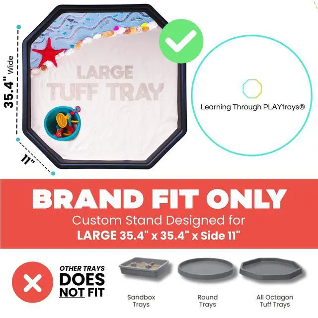 Alt view image 5 of 6 - Large Adjustable Stand for 35.4" Tuff Tray (BRAND-SPECIFIC FIT ONLY)