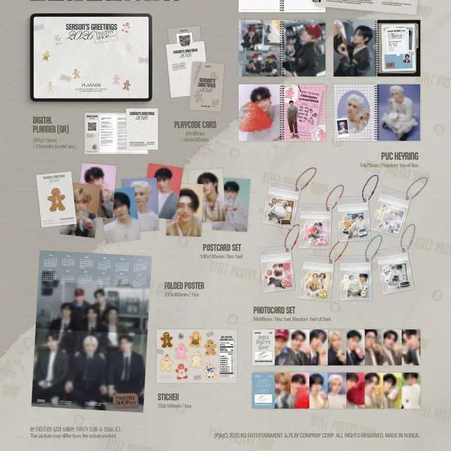 Alt view image 3 of 4 - A-TEEZ 2026 Season's Greetings Pastry Shop + POB (even after presale period)