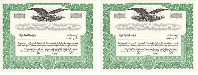 Main image of ® Stock Certificates (Pack of 2)