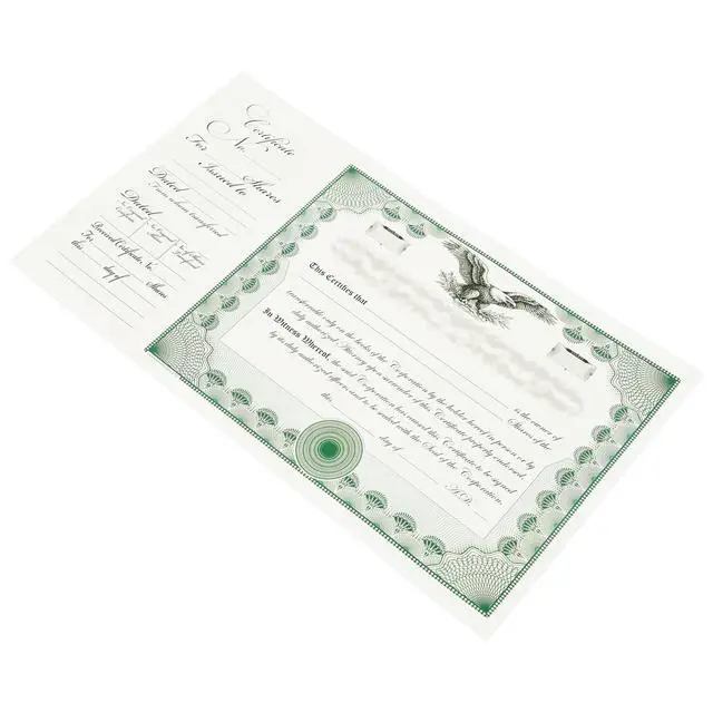 Alt view image 3 of 5 - ® Stock Certificates (Pack of 2)