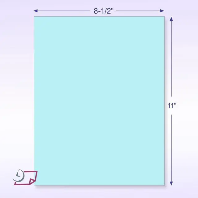 Alt view image 2 of 6 - Pack of 500 Sheets 8-1/2" x 11" Letter Size CFB NCR (Carbon-Less) Paper, for Laser or Ink Jet Printer (Blue CFB)