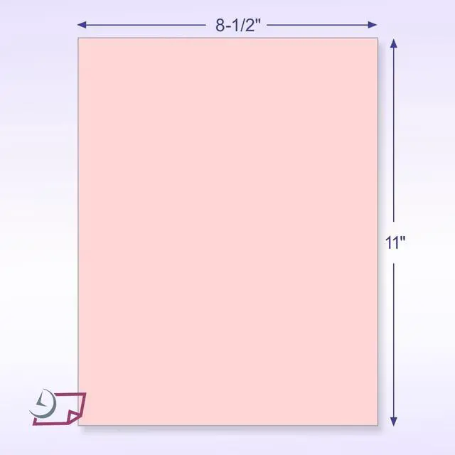 Alt view image 2 of 6 - Pack of 500 Sheets 8-1/2" x 11" Letter Size CFB NCR (Carbon-Less) Paper, for Laser or Ink Jet Printer (Pink CFB)