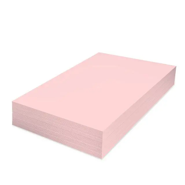 Alt view image 4 of 6 - Pack of 500 Sheets 8-1/2" x 11" Letter Size CFB NCR (Carbon-Less) Paper, for Laser or Ink Jet Printer (Pink CFB)