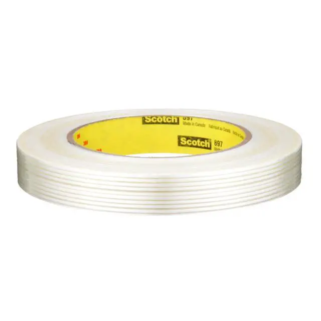 Alt view image 2 of 5 - Scotch Filament Tape 897, Clear, 18 mm x 55 m, 5 mil