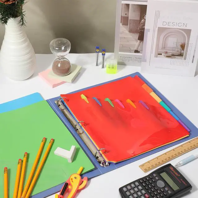 Alt view image 6 of 6 - 144pcs (2 Set) Essential Supplies Kit for High School and College Bundle Includes Composition Pencils Highlighters Binders