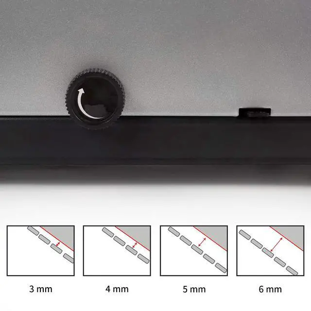 Alt view image 5 of 6 - SD-1501A21 Comb Binder, 21-Hole, 15-Sheet Punch, 200-Sheet Capacity | Features 21 fully disengageable punch pins for customized hole patterns and flexible binding of different paper sizes