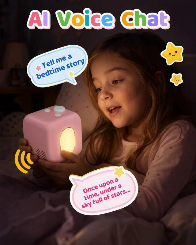 Alt view image 5 of 6 - Kids AI Voice Sticker Printer Box Toyx, No Phone App Needed, Power on & Print by Voice, Ink-Free Thermal Machine with 3.5" Touch Screen, Journaling & DIY Crafts, Birthday Gift for Kids Ages 3+