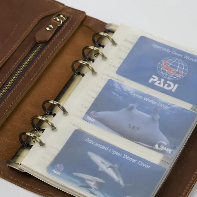 Alt view image 2 of 6 - Dive Log Book Scuba Diving, A6 Scuba Diving Journal with 50 Pages for PADI/SSI Divers