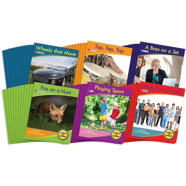 Alt view image 4 of 4 - Beanstalk Decodable Reader Non Fiction Book Box Set with letters & sounds, multicolor including 72 titles