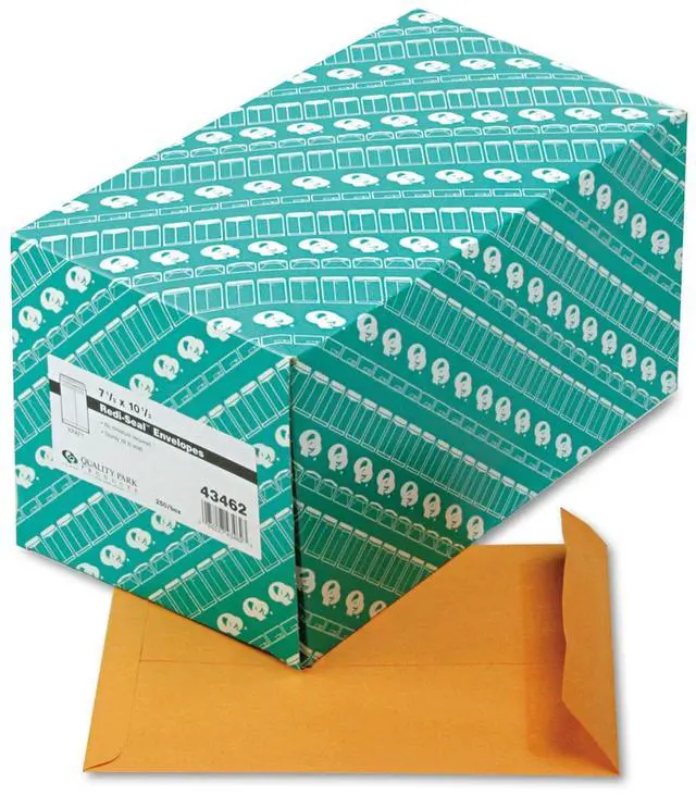 Main image of Catalog Envelopes, Redi-Seal, Brown Kraft, 7.5 x 10.5, 250 Count, (43462)