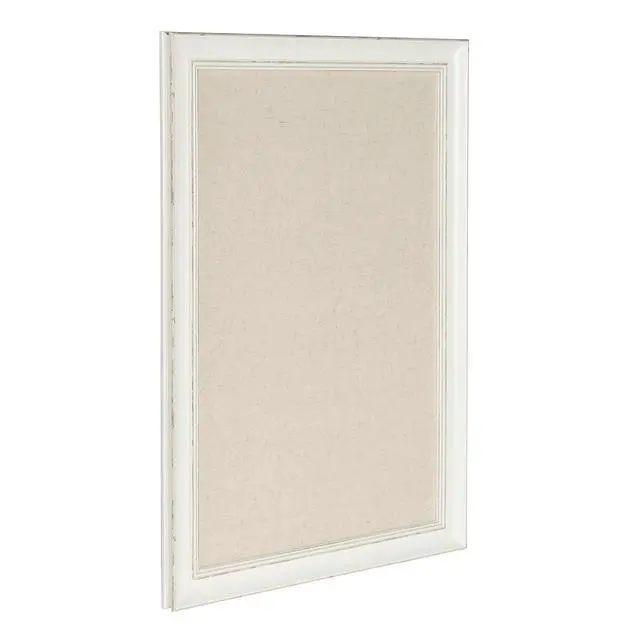 Alt view image 2 of 5 - Macon Framed Linen Fabric Pinboard, 18x27, Soft White