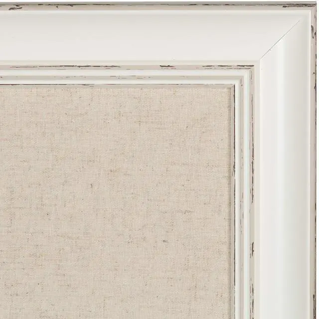 Alt view image 3 of 5 - Macon Framed Linen Fabric Pinboard, 18x27, Soft White