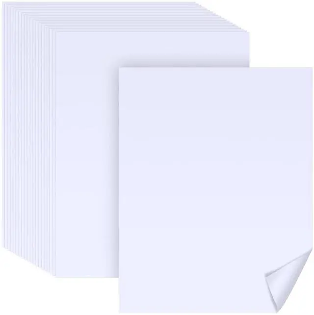 Main image of 100 Sheets of Poster Board Paper, 22 x 28 Inches, White, 157g Gauge, Art White Paper, Can Be Applied for Posters, Signs and Printing