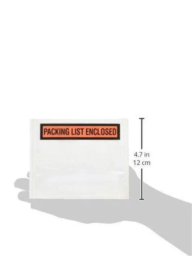 Alt view image 2 of 2 - Aviditi BOXPQ12 - 4-1/2" x 5-1/2" Packing List Enclosed Envelopes (1000/case)