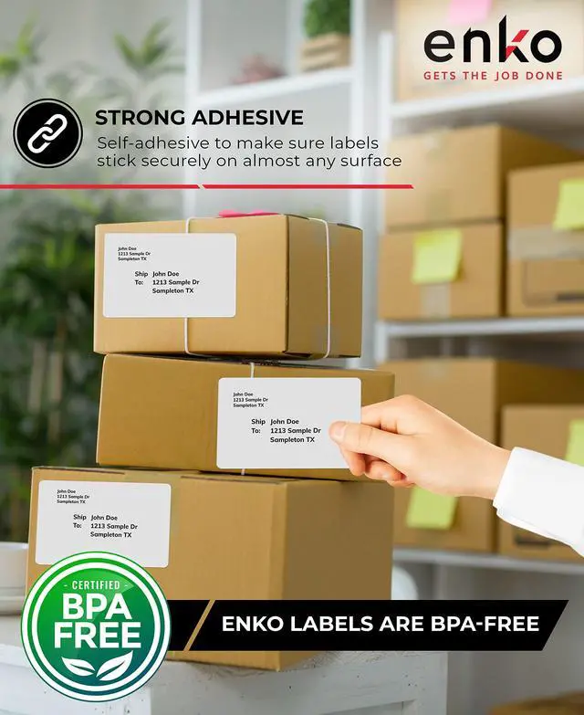 Alt view image 4 of 6 - 3 Rolls 4" x 6" Direct Thermal 3000 Labels 3" Core - Address & Shipping Labels Compatible for Industrial Printer Zebra 220Xi4 ZT200 ZT400 ZT510 ZT600 Datamax NATO Intermec | Address and Shipping Label