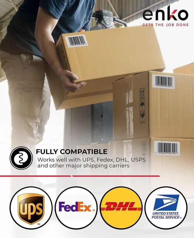 Alt view image 5 of 6 - 3 Rolls 4" x 6" Direct Thermal 3000 Labels 3" Core - Address & Shipping Labels Compatible for Industrial Printer Zebra 220Xi4 ZT200 ZT400 ZT510 ZT600 Datamax NATO Intermec | Address and Shipping Label