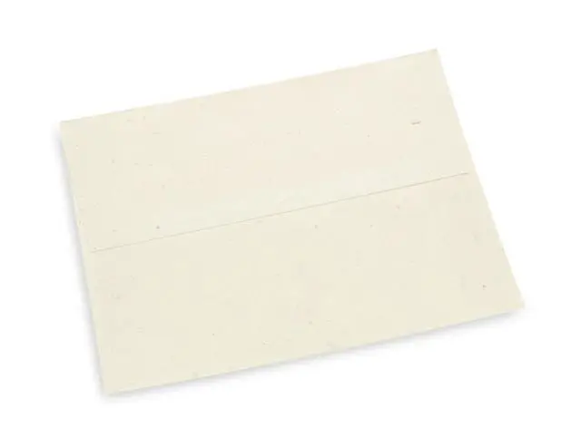 Alt view image 5 of 6 - Handmade Lokta Envelopes for 5x7 Cards (100 Pack) | 5.5x7.5" tree-free natural vintage paper envelopes, DIY wedding invitations, thank-you notes, announcements, made in Nepal