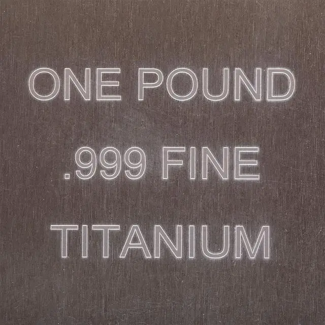 Alt view image 6 of 6 - Pure Titanium Bar 1 Pound. 999 Fine Periodic Table Design Ti Element Ingot Collectible Industrial Metal Bar for Inverstment & Dispaly by