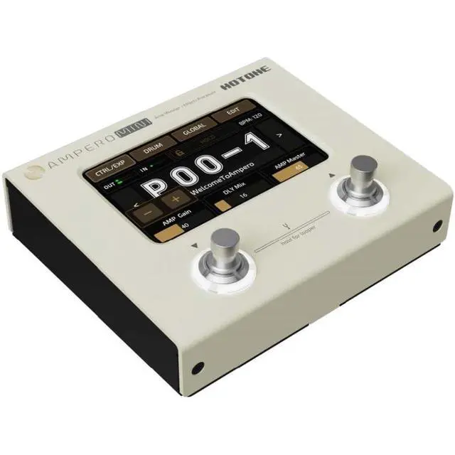 Alt view image 5 of 7 - Ampero Mini MP50VN - Guitar Multi Effects Processor Touch Screen Modeling IR Cabinets