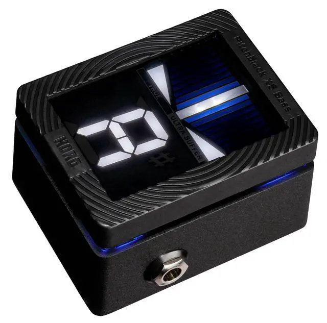 Alt view image 2 of 7 - Pitchblack XS Compact Chromatic Bass Guitar Pedal Tuner w/ Four Display Modes and High Visibility Display (PBXSBASS)