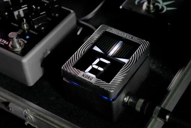Alt view image 6 of 7 - Pitchblack XS Compact Chromatic Bass Guitar Pedal Tuner w/ Four Display Modes and High Visibility Display (PBXSBASS)