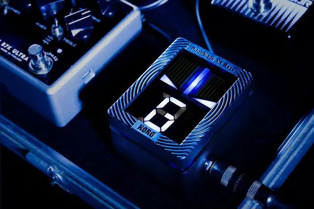 Alt view image 4 of 7 - Pitchblack XS Compact Chromatic Bass Guitar Pedal Tuner w/ Four Display Modes and High Visibility Display (PBXSBASS)