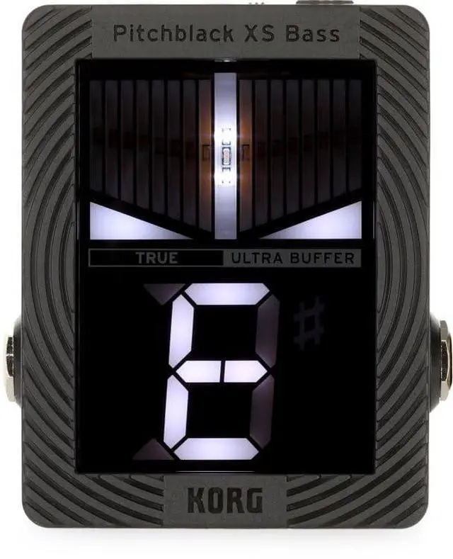 Alt view image 7 of 7 - Pitchblack XS Compact Chromatic Bass Guitar Pedal Tuner w/ Four Display Modes and High Visibility Display (PBXSBASS)