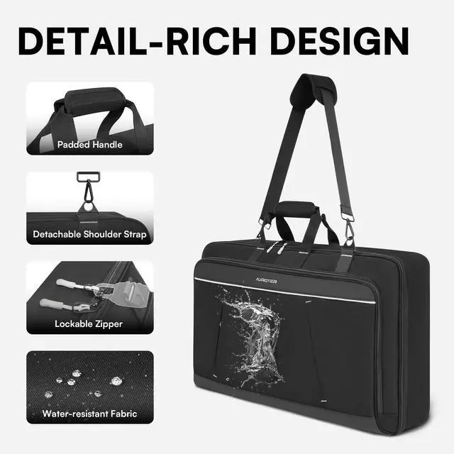 Alt view image 7 of 7 - DJ Controller Bag for DDJ FLX10/DDJ REV5/DDJ GRV6/DDJ FLX6/DDJ 1000/DDJ 800, Padded DJ Backpack with Multi-pocket for 17 Inch Laptop, DJ Carrying Mixer Case for DJ Equipment, Grey