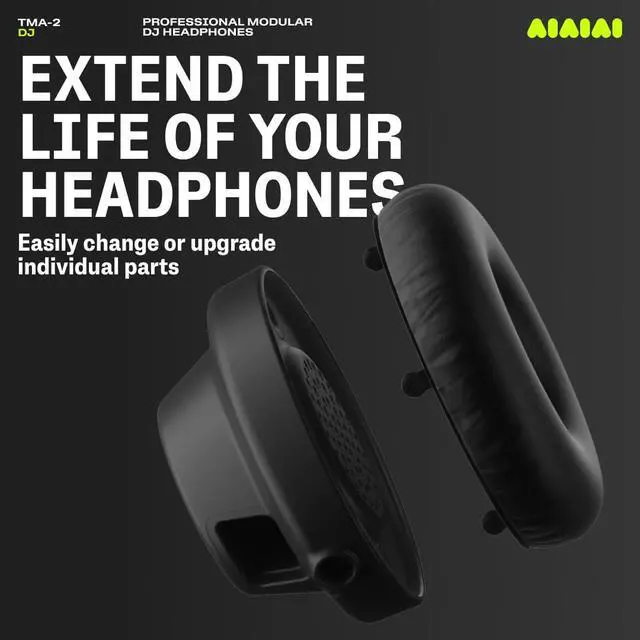 Alt view image 7 of 7 - TMA-2 DJ - Professional On Ear DJ Headphones with Punchy Bass, Durable Construction and High Sound Isolation Ear Pads, Modular Design with Easily Replaceable Parts