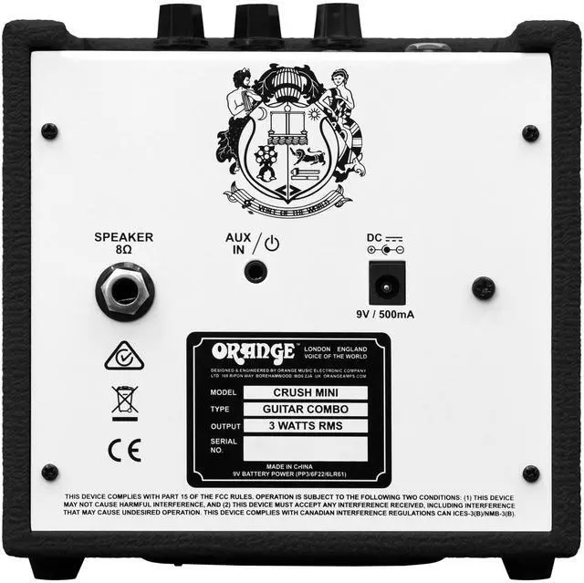 Alt view image 5 of 7 - Amps Crush Mini 3W - Black