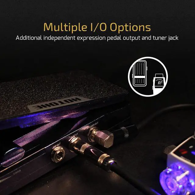 Alt view image 4 of 7 - Wah Active Volume Passive Expression Guitar Effects Pedal Switchable Soul Press II 4 in 1 with Visible Guitar Effects Pedal